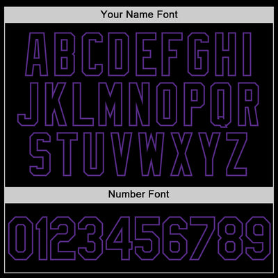 Custom Black Purple Authentic Basketball Jersey