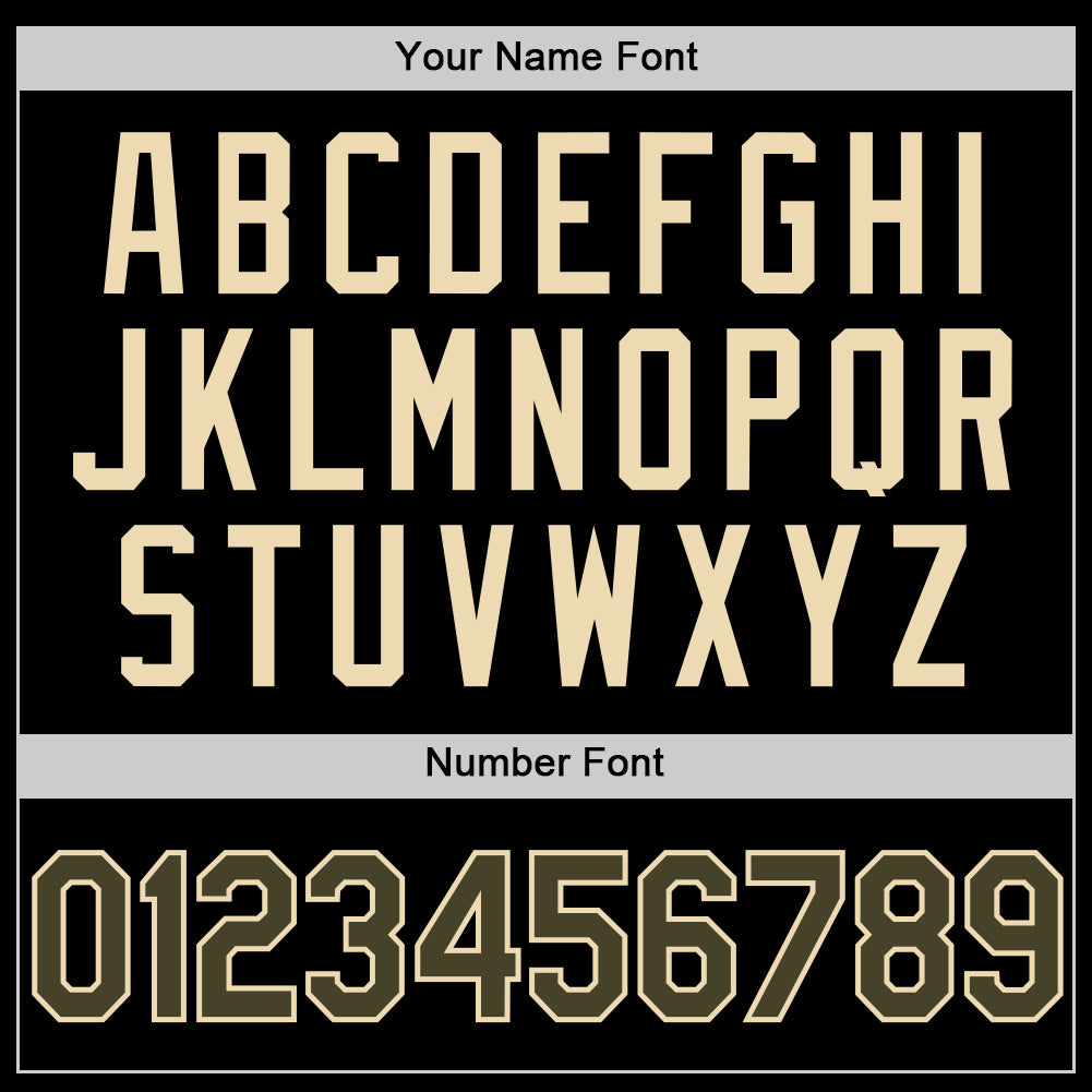 Custom Black Olive-Cream Authentic Basketball Jersey