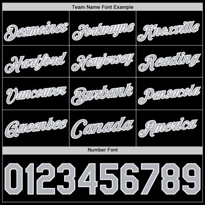 Custom Black Gray-White Authentic Basketball Jersey