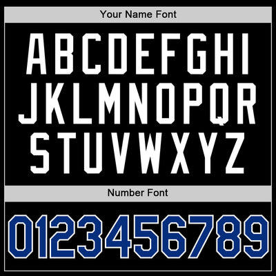 Custom Black Royal-White Authentic Basketball Jersey