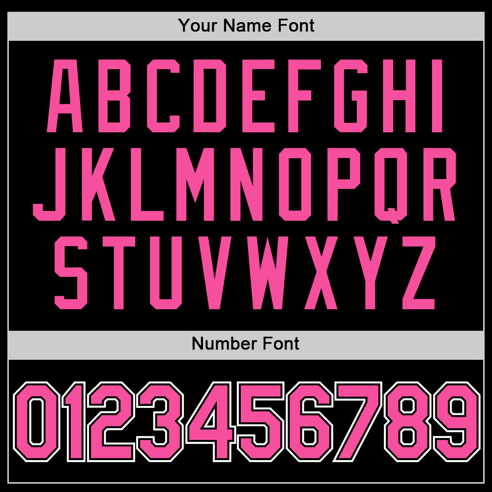 Custom Black Pink-White Authentic Basketball Jersey