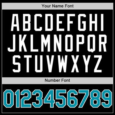 Custom Black Teal-White Authentic Basketball Jersey