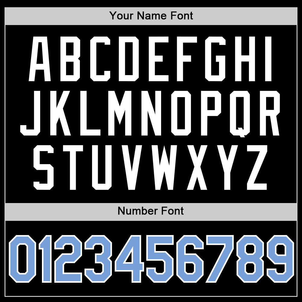 Custom Black Light Blue-White Authentic Basketball Jersey