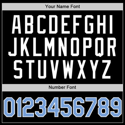 Custom Black Light Blue-White Authentic Basketball Jersey