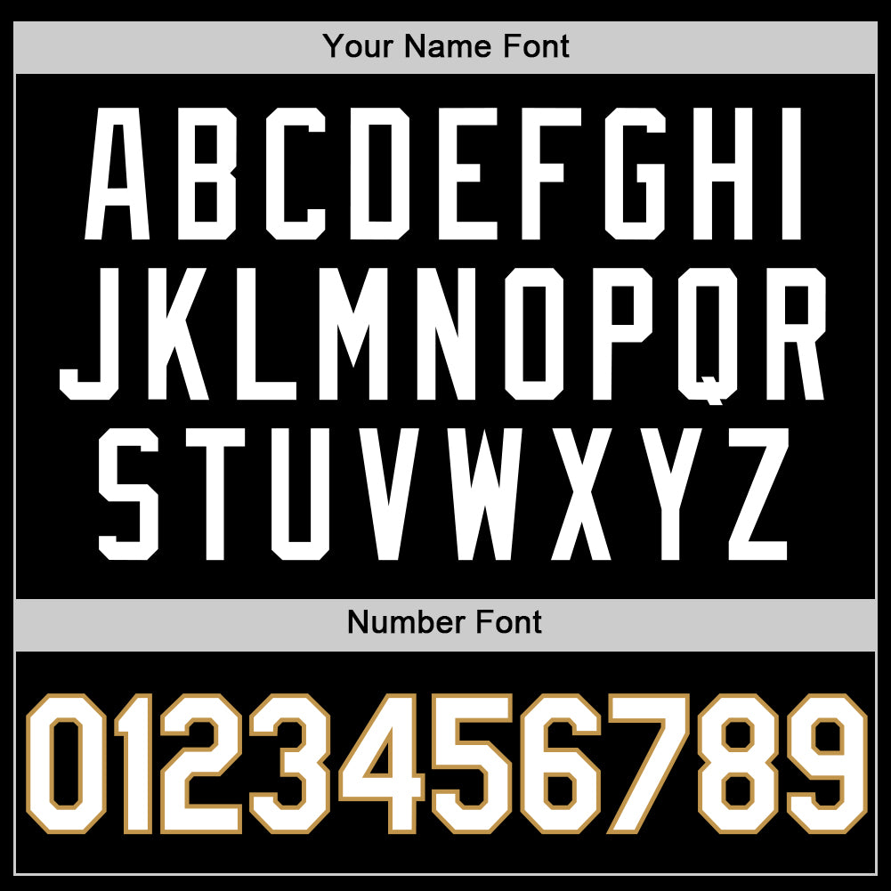 Custom Black White-Old Gold Authentic Basketball Jersey