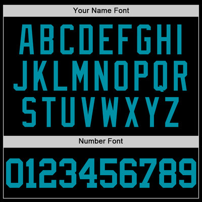 Custom Black Teal Authentic Basketball Jersey