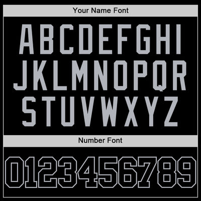 Custom Black Gray Authentic Basketball Jersey