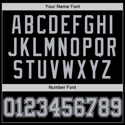 Custom Black Gray Authentic Basketball Jersey