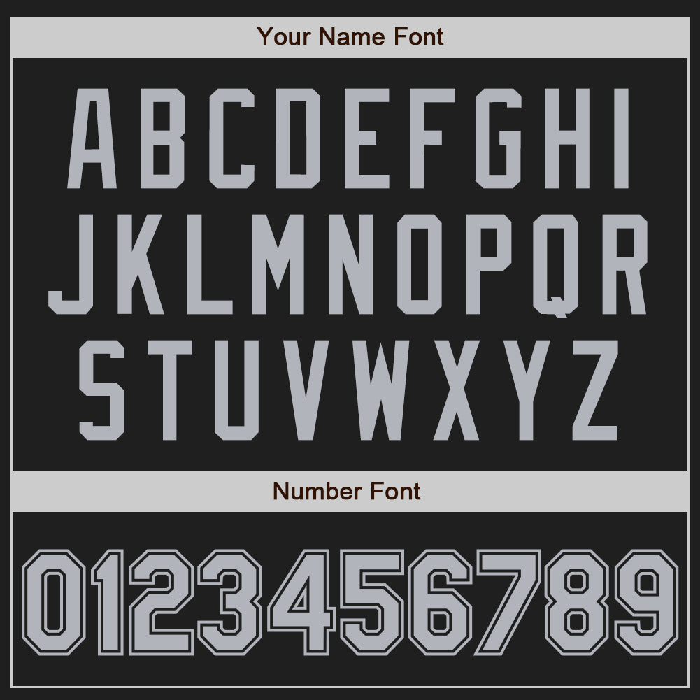 Custom Black Gray Authentic Baseball Jersey