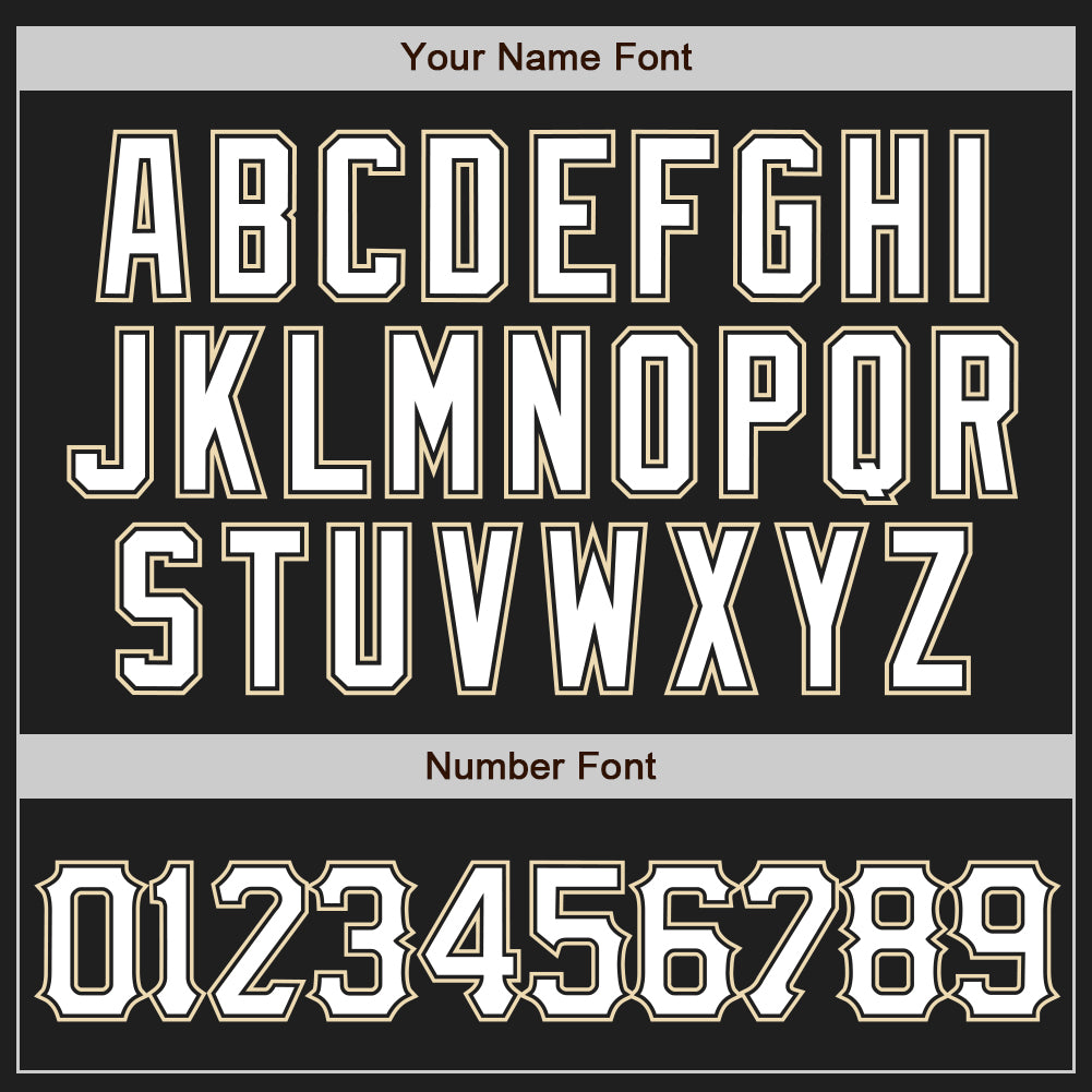 Custom Black Cream Pinstripe White Authentic Baseball Jersey