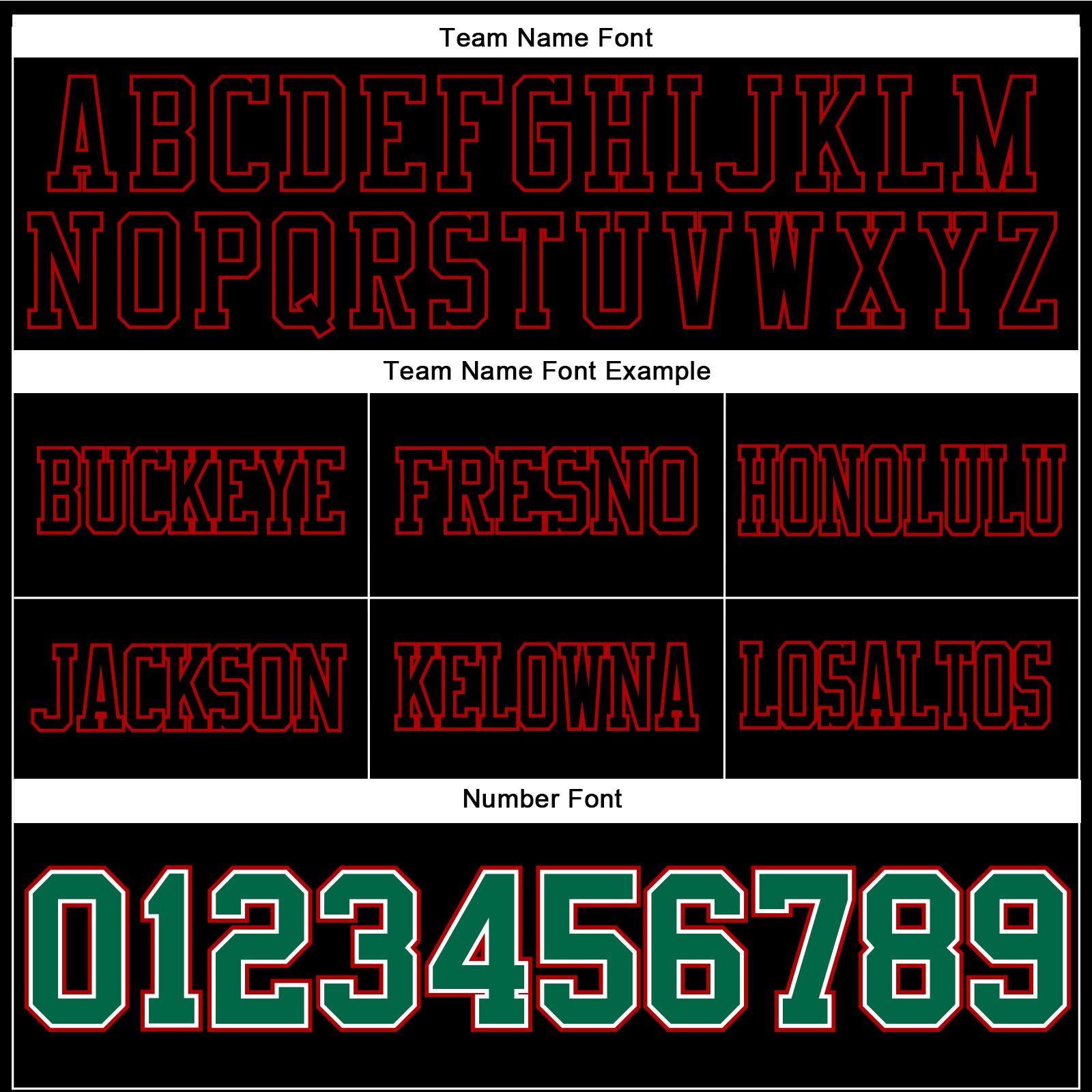 Custom Black Kelly Green White-Red Authentic Football Jersey