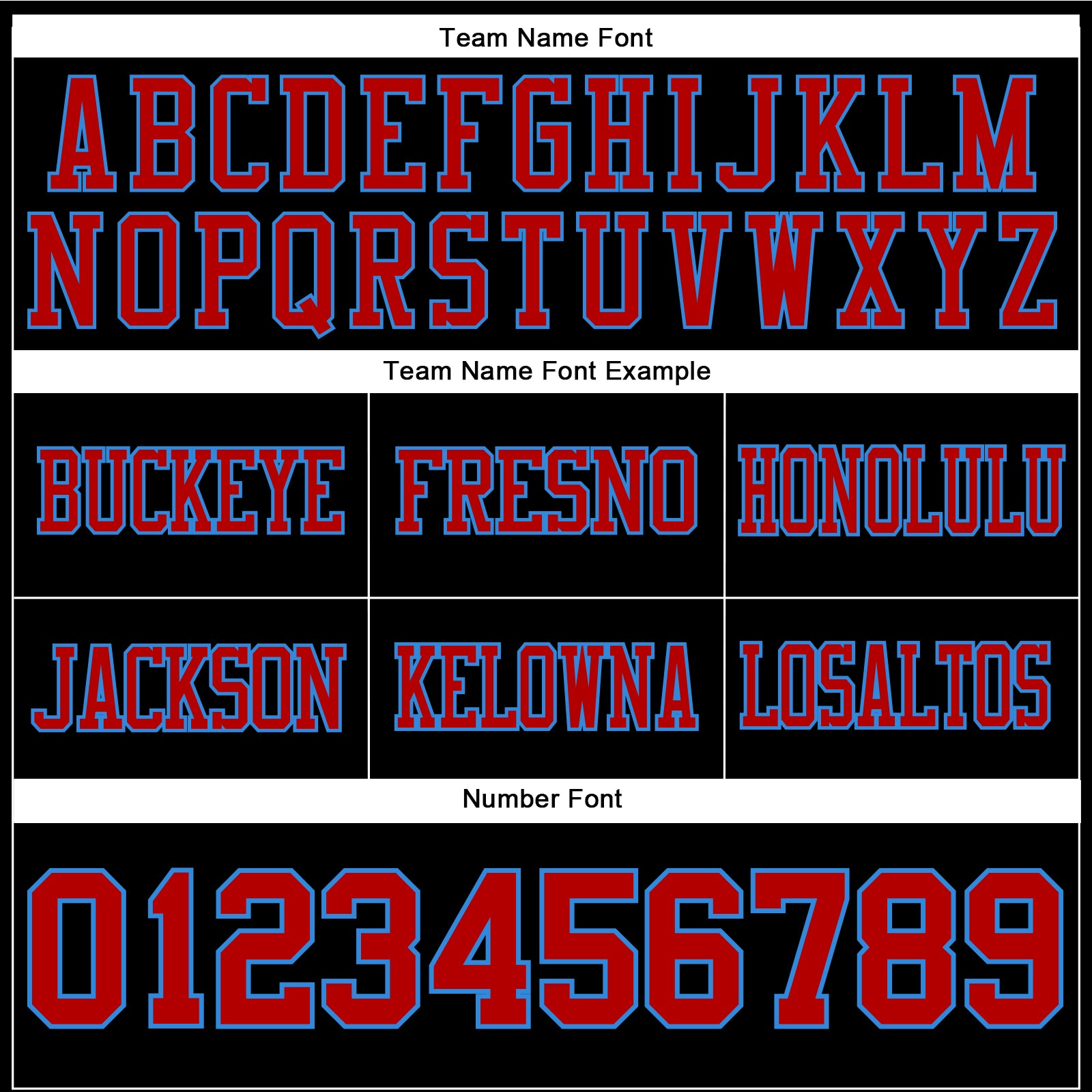 Custom Black Red-Powder Blue Authentic Football Jersey