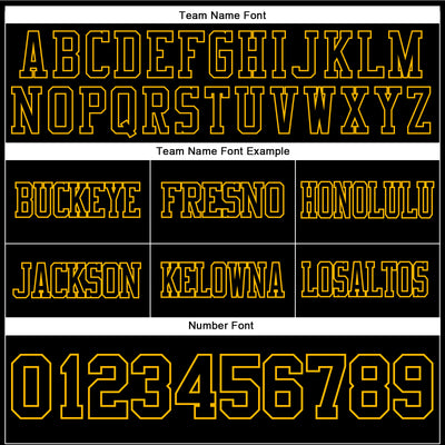 Custom Black Gold Authentic Football Jersey