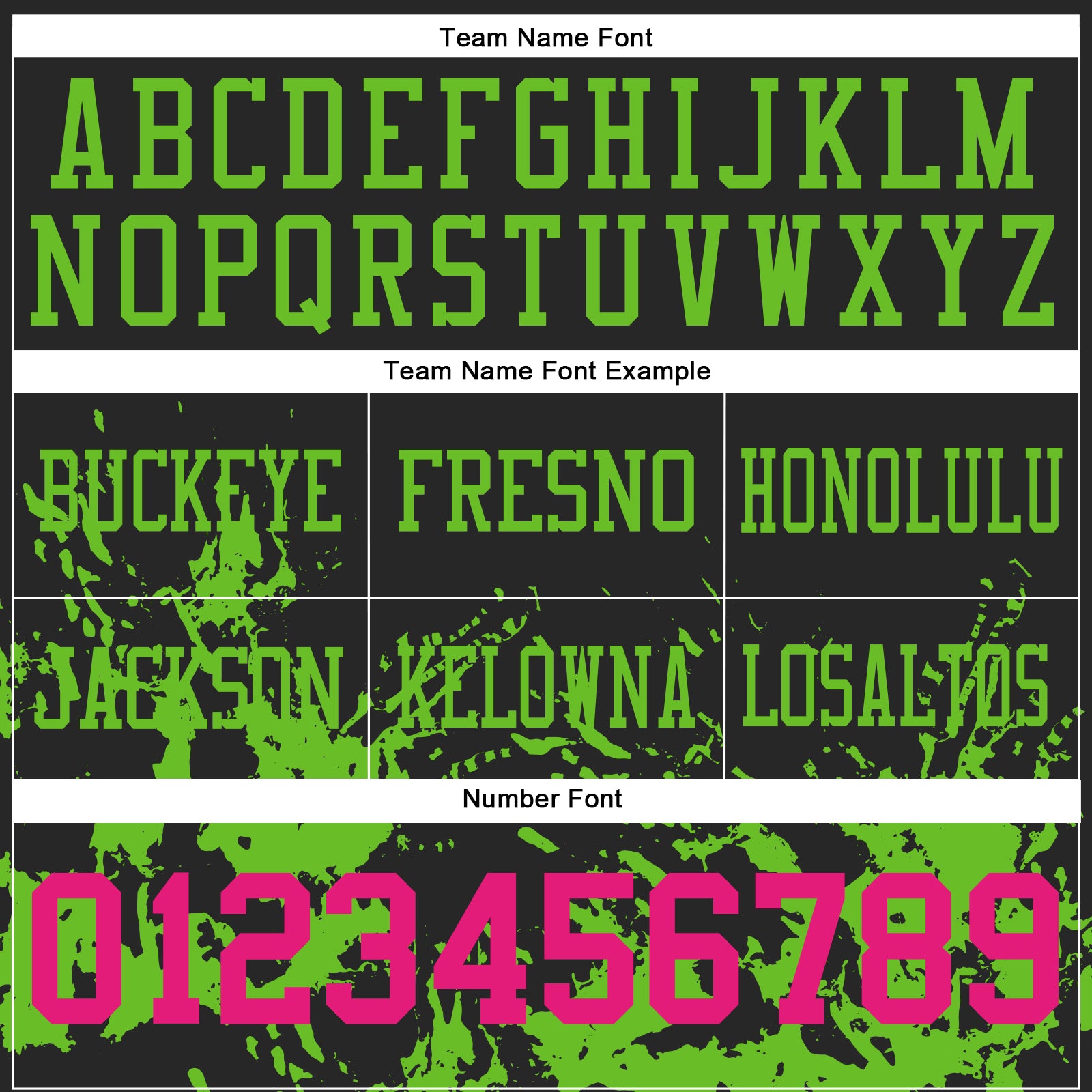 Custom Black Hot Pink-Aurora Green 3D Pattern Splash Authentic Football Jersey