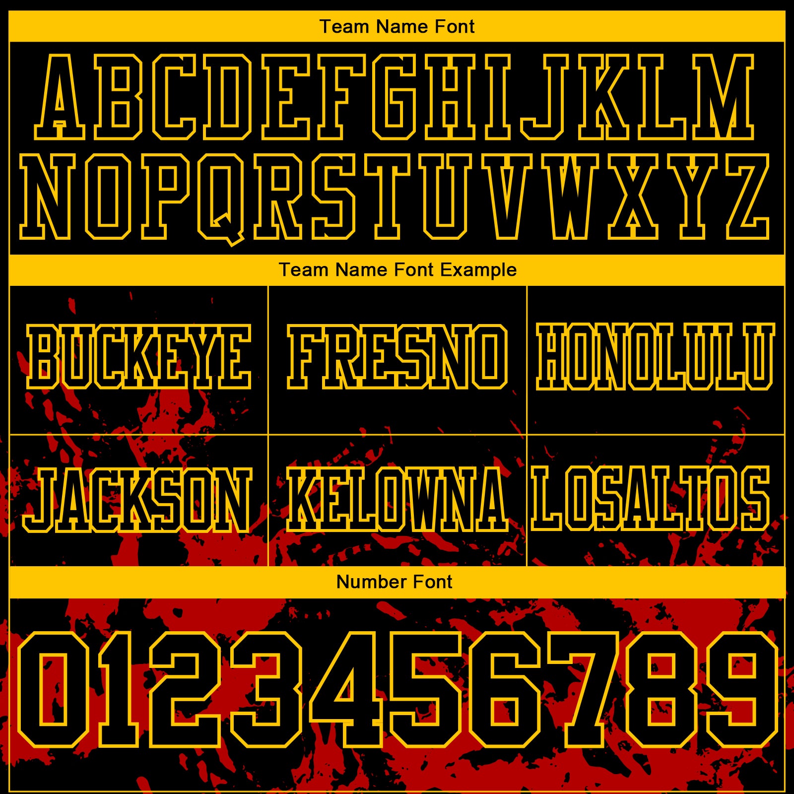 Custom Black Red-Yellow 3D Pattern Splash Authentic Football Jersey