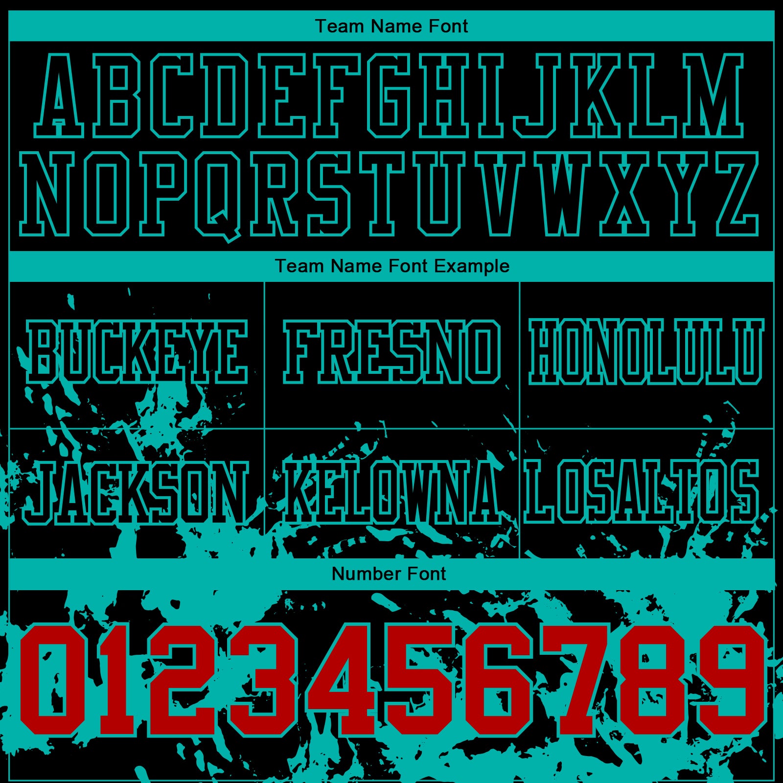 Custom Black Red-Aqua 3D Pattern Splash Authentic Football Jersey