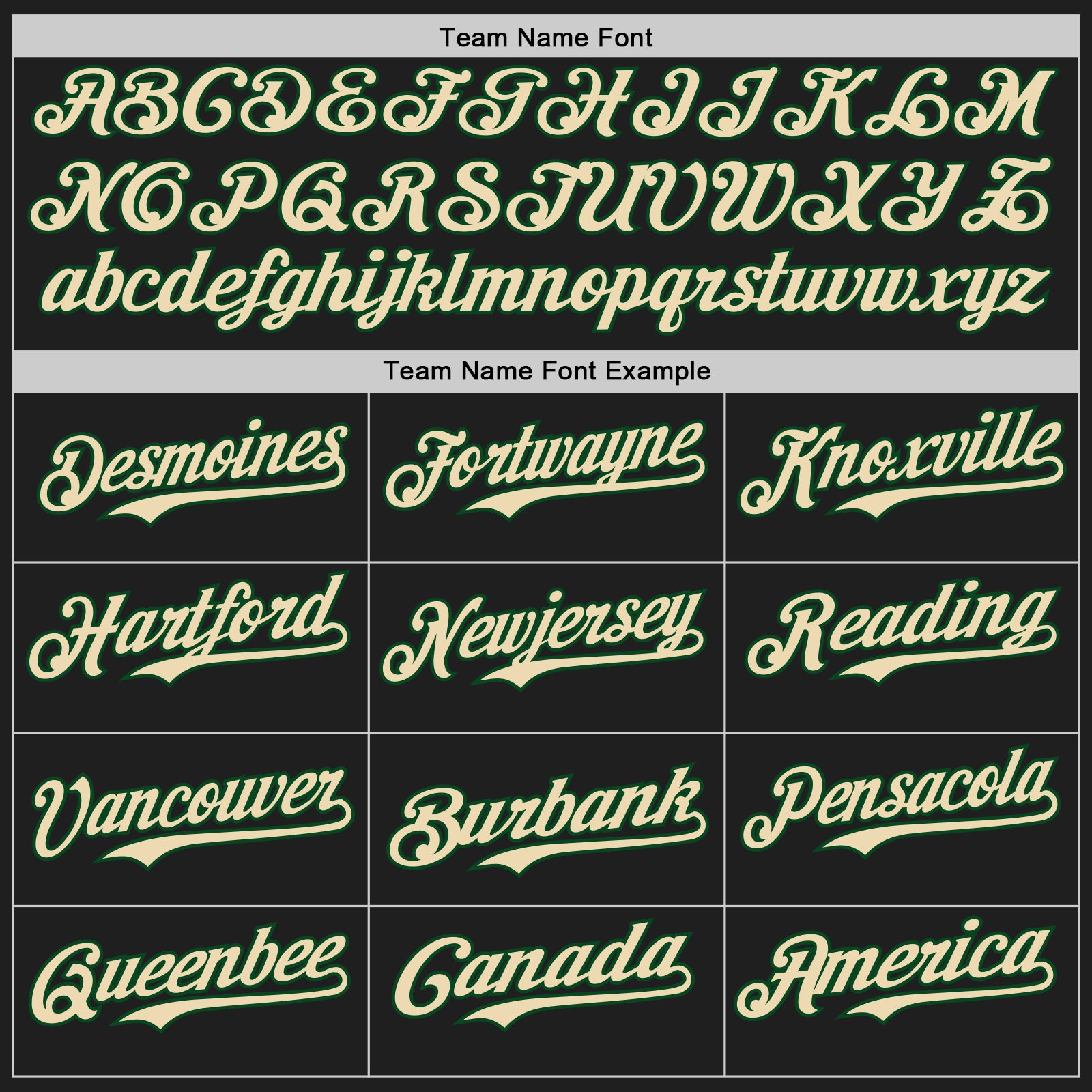 Custom Black Cream-Green Authentic Baseball Jersey