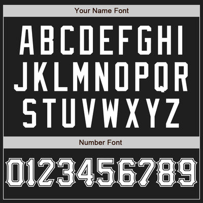 Custom Black White Authentic Baseball Jersey