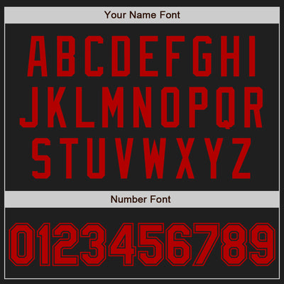 Custom Stitched Black Red Baseball Pullover Sweatshirt Hoodie