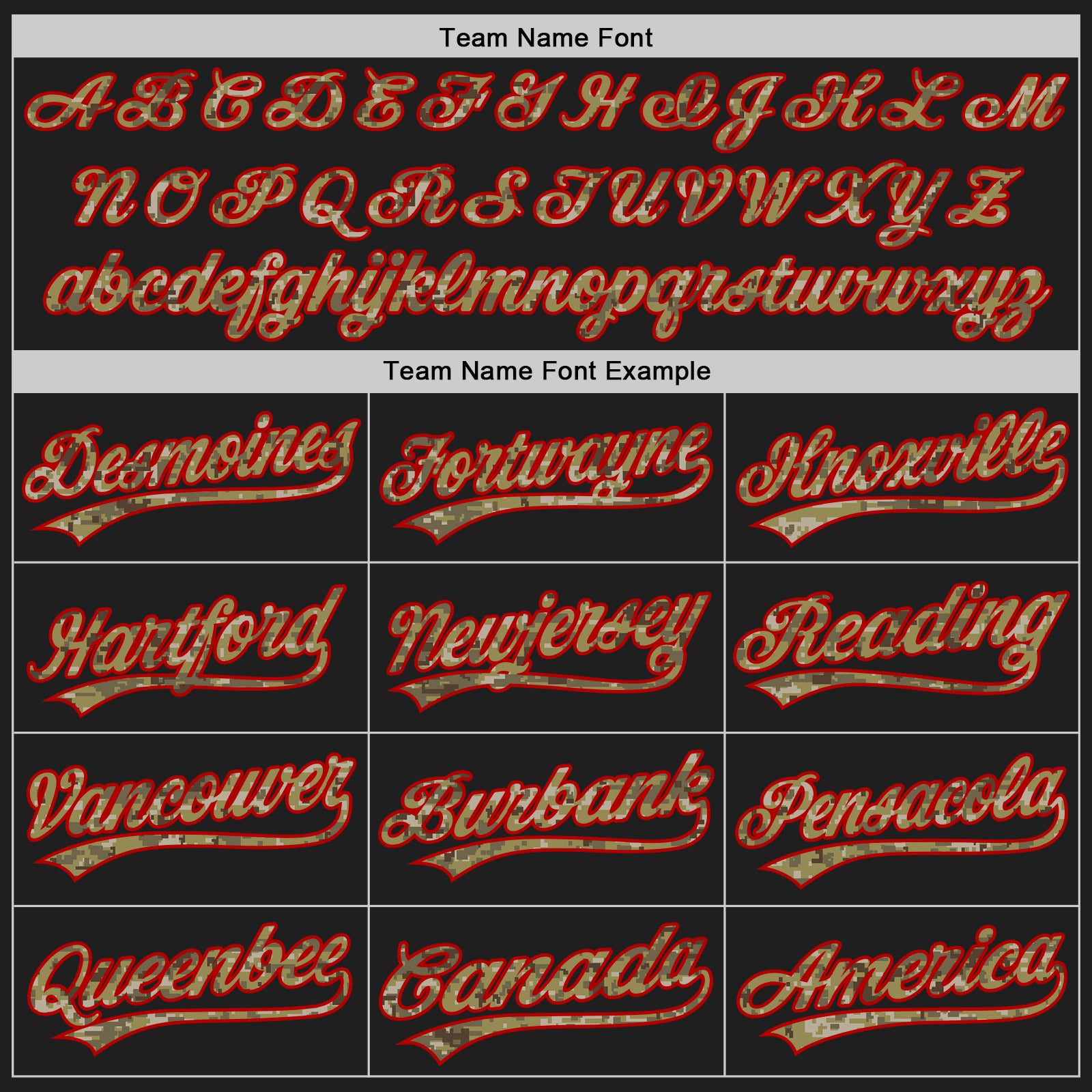 Custom Stitched Black Camo-Red Baseball Pullover Sweatshirt Hoodie