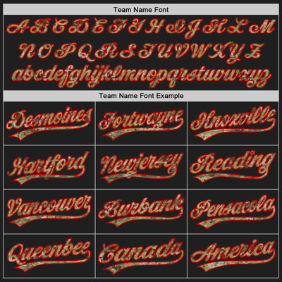 Custom Stitched Black Camo-Red Baseball Pullover Sweatshirt Hoodie