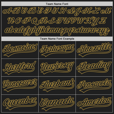 Custom Stitched Black Old Gold Baseball Pullover Sweatshirt Hoodie