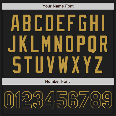 Custom Stitched Black Old Gold Baseball Pullover Sweatshirt Hoodie