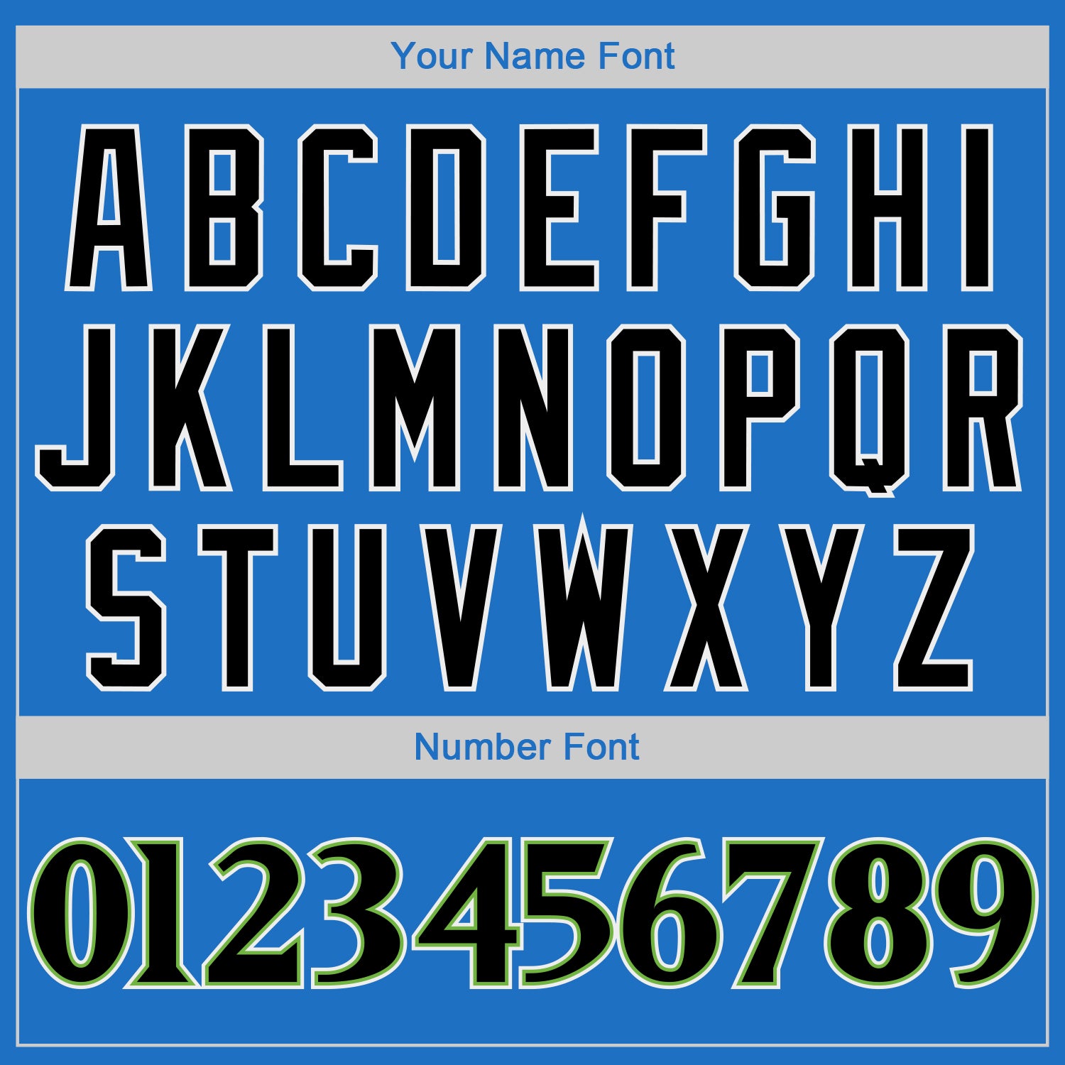 Custom Blue Black-Neon Green Authentic Throwback Basketball Jersey