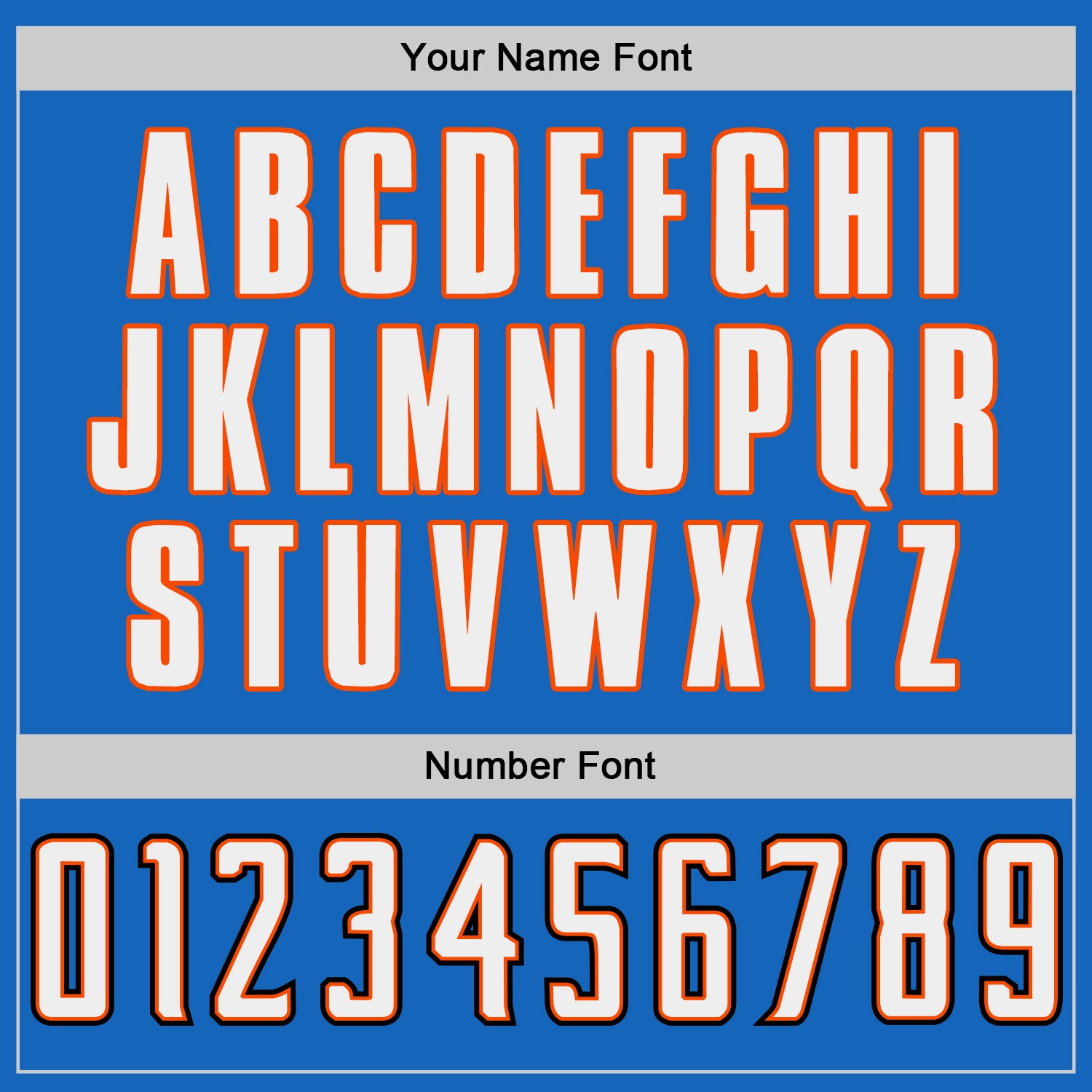 Custom Blue White-Orange Authentic Throwback Basketball Jersey