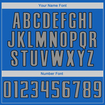 Custom Blue Gray-Black Authentic Throwback Basketball Jersey