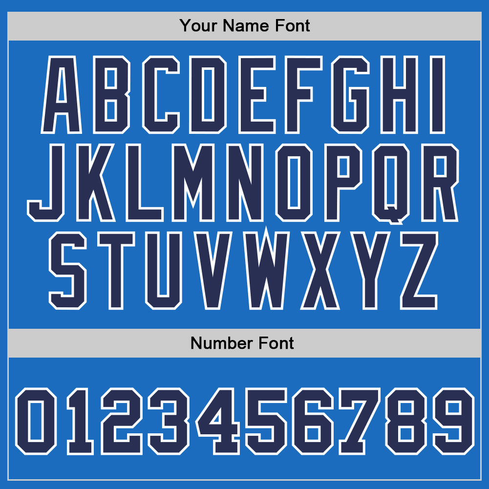 Custom Blue Navy-White Authentic Throwback Basketball Jersey