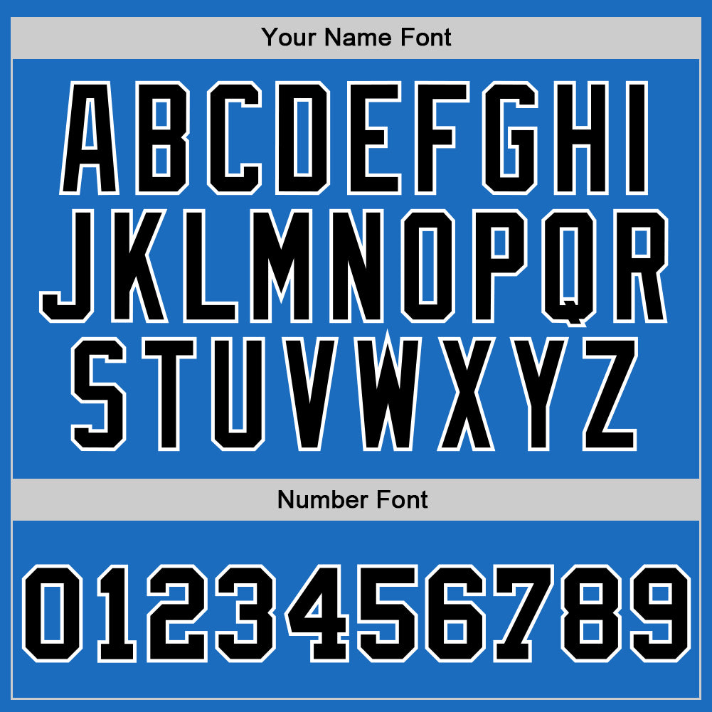 Custom Blue Black-White Authentic Throwback Basketball Jersey