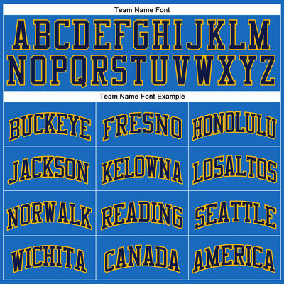 Custom Blue Navy-Gold Authentic Throwback Basketball Jersey