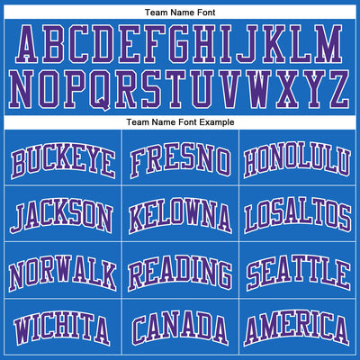 Custom Blue Purple-White Authentic Throwback Basketball Jersey