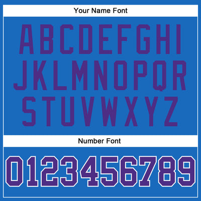 Custom Blue Purple-White Authentic Throwback Basketball Jersey