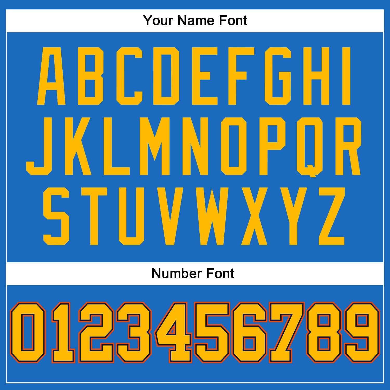 Custom Blue Gold Navy-Orange Authentic Throwback Basketball Jersey