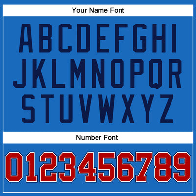 Custom Blue Red-Navy Authentic Throwback Basketball Jersey