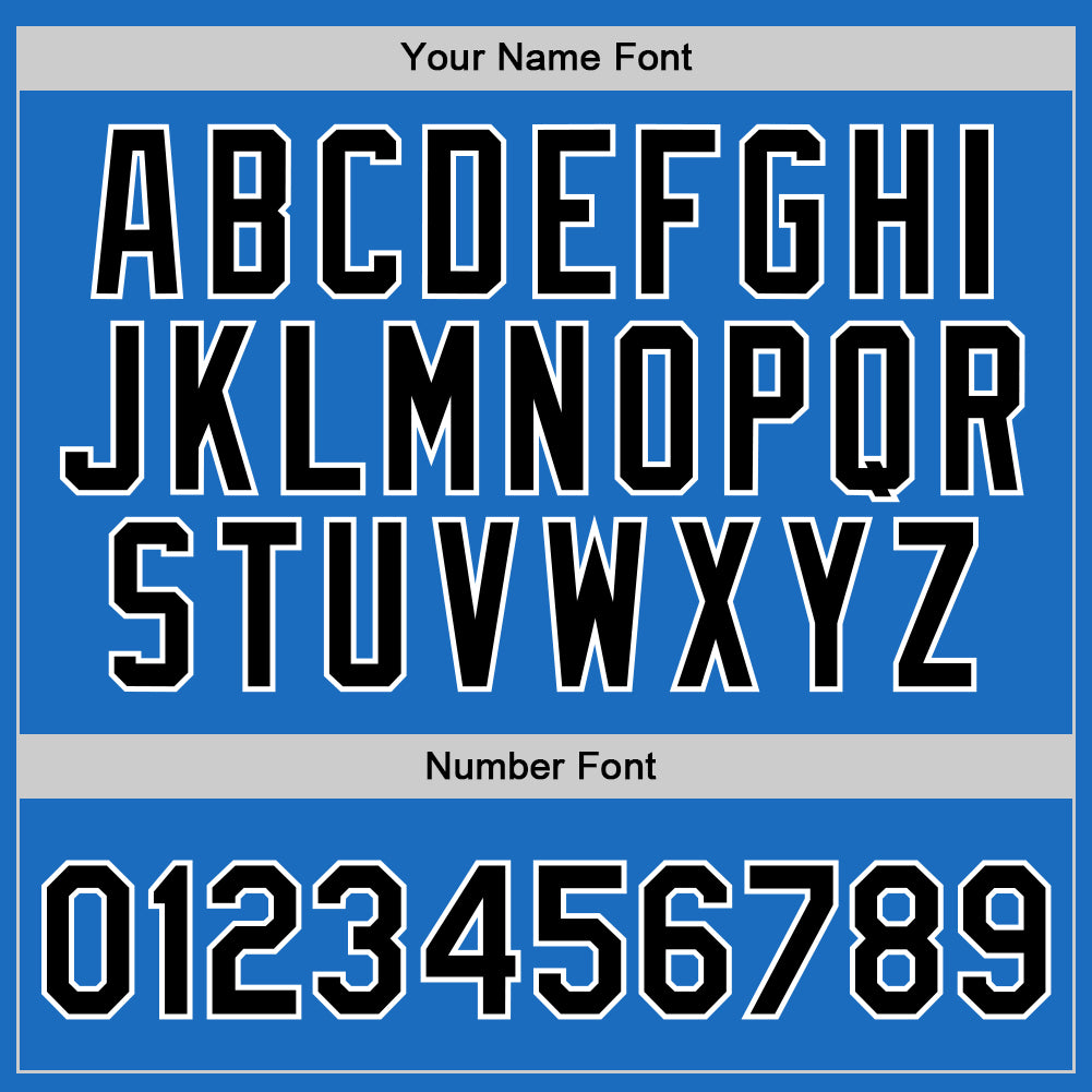 Custom Blue Black-White Authentic Throwback Basketball Jersey