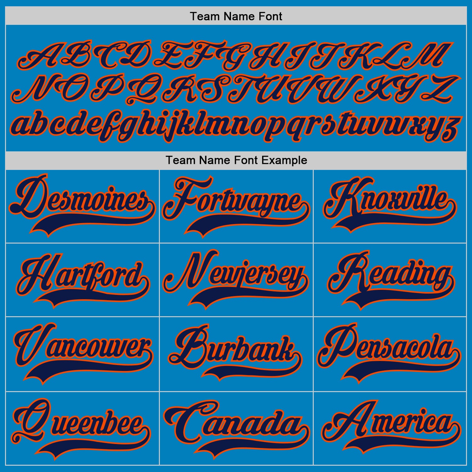 Custom Blue Navy-Orange Hockey Lace Neck Jersey