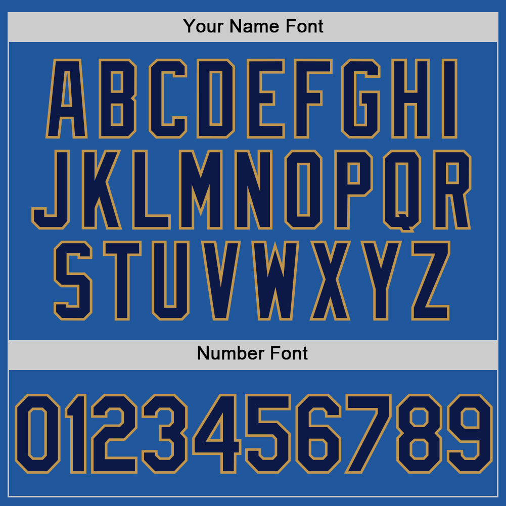 2222Custom Royal White Authentic Baseball Jersey