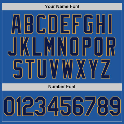 2222Custom Royal White Authentic Baseball Jersey