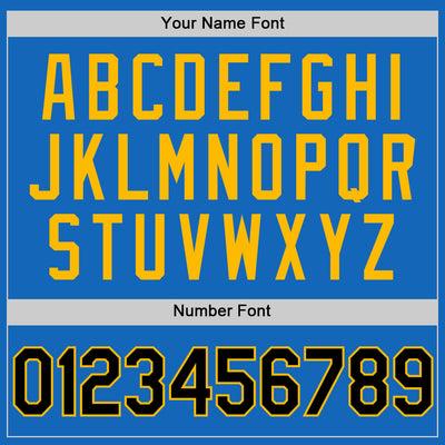 Custom Blue Black-Gold Authentic Throwback Basketball Jersey