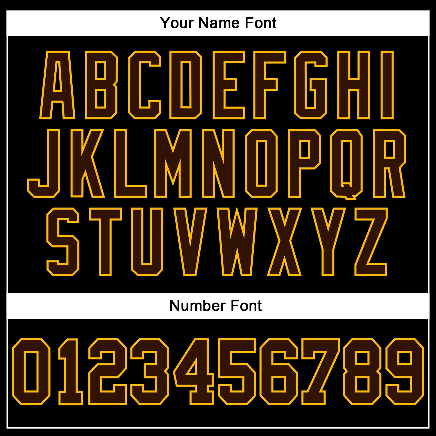 Custom Brown Gold-Black Authentic Football Jersey