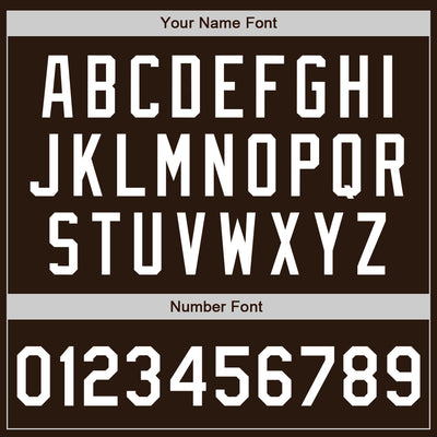 Custom Stitched Brown White-Brown Baseball Pullover Sweatshirt Hoodie