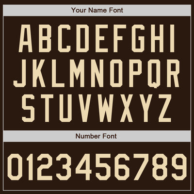 Custom Stitched Brown Cream-Brown Baseball Pullover Sweatshirt Hoodie