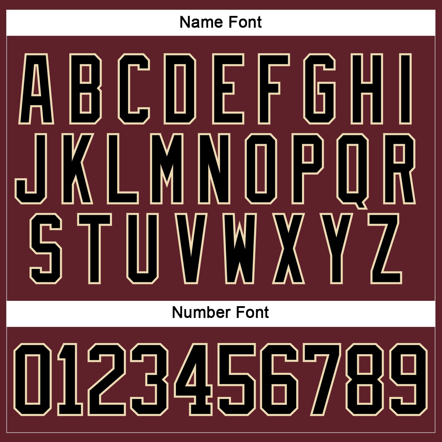 Custom Burgundy Black-Cream Hockey Jersey