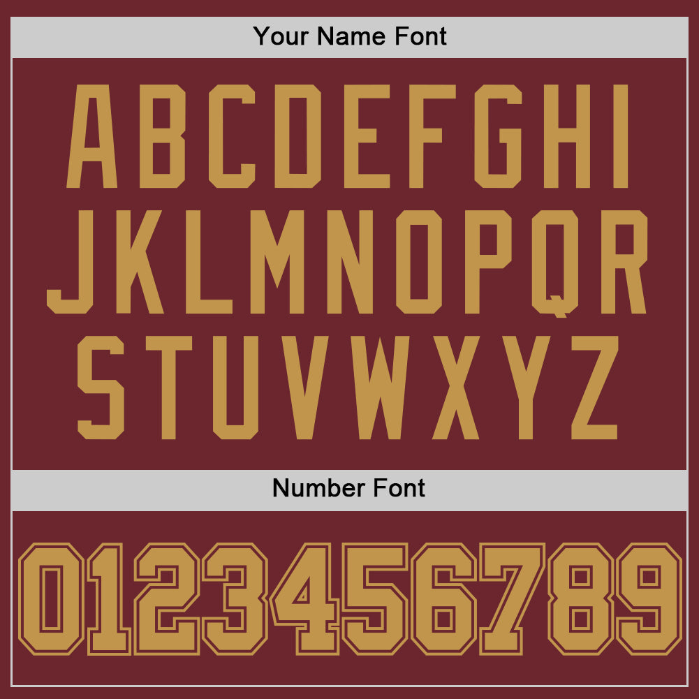 Custom Burgundy Old Gold Authentic Basketball Jersey