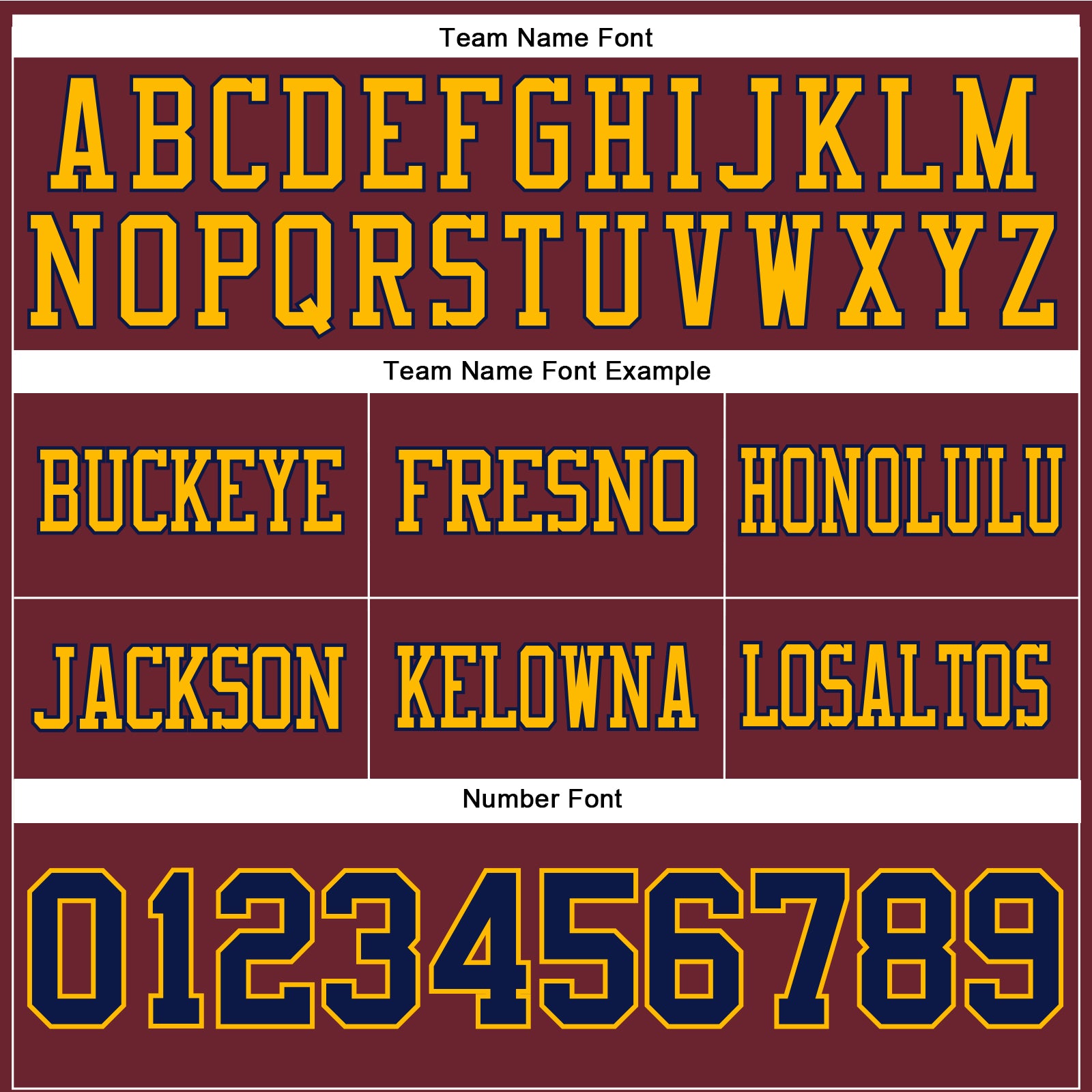 Custom Burgundy Navy-Gold Authentic Football Jersey