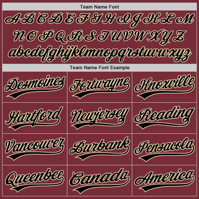 Custom Stitched Burgundy Black-Cream Baseball Pullover Sweatshirt Hoodie