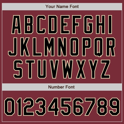 Custom Stitched Burgundy Black-Cream Baseball Pullover Sweatshirt Hoodie